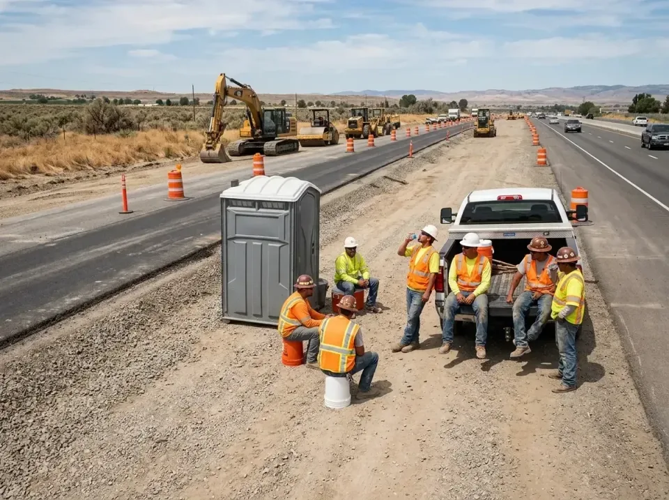 highway-road-construction-crew-007 — frequently asked questions, Porta Potty and Restroom Rentals in Kelly Ridge, CA